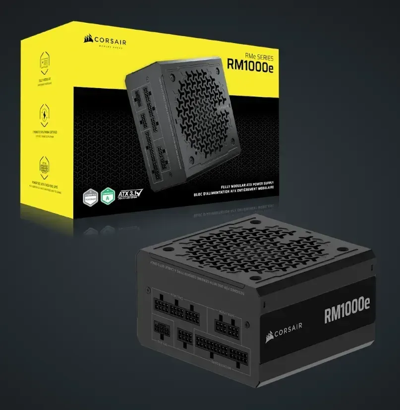 Corsair RMe Series RM1000e 1000W 80+ Gold Fully Modular ATX Power Supply (UK)