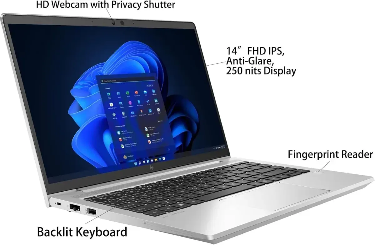 HP EliteBook 640 G9 Intel i5 12th Gen 14 Inch FHD Display Laptop