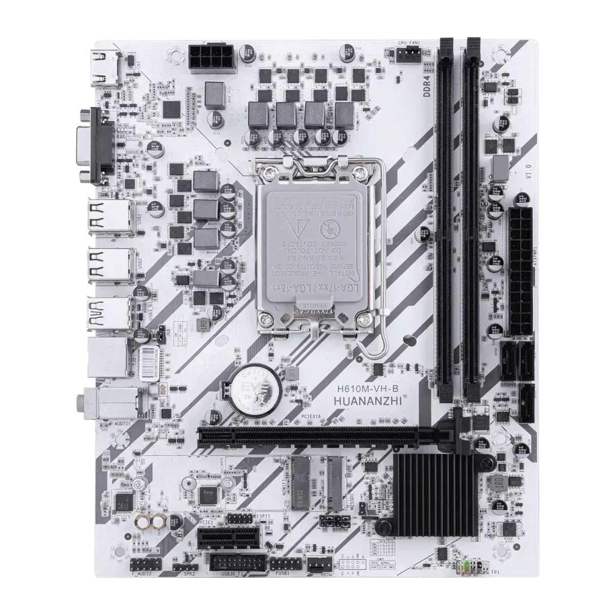 HUANANZHI H610M-VH-w INTEL 12TH/13TH GEN M-ATX MOTHERBOARD