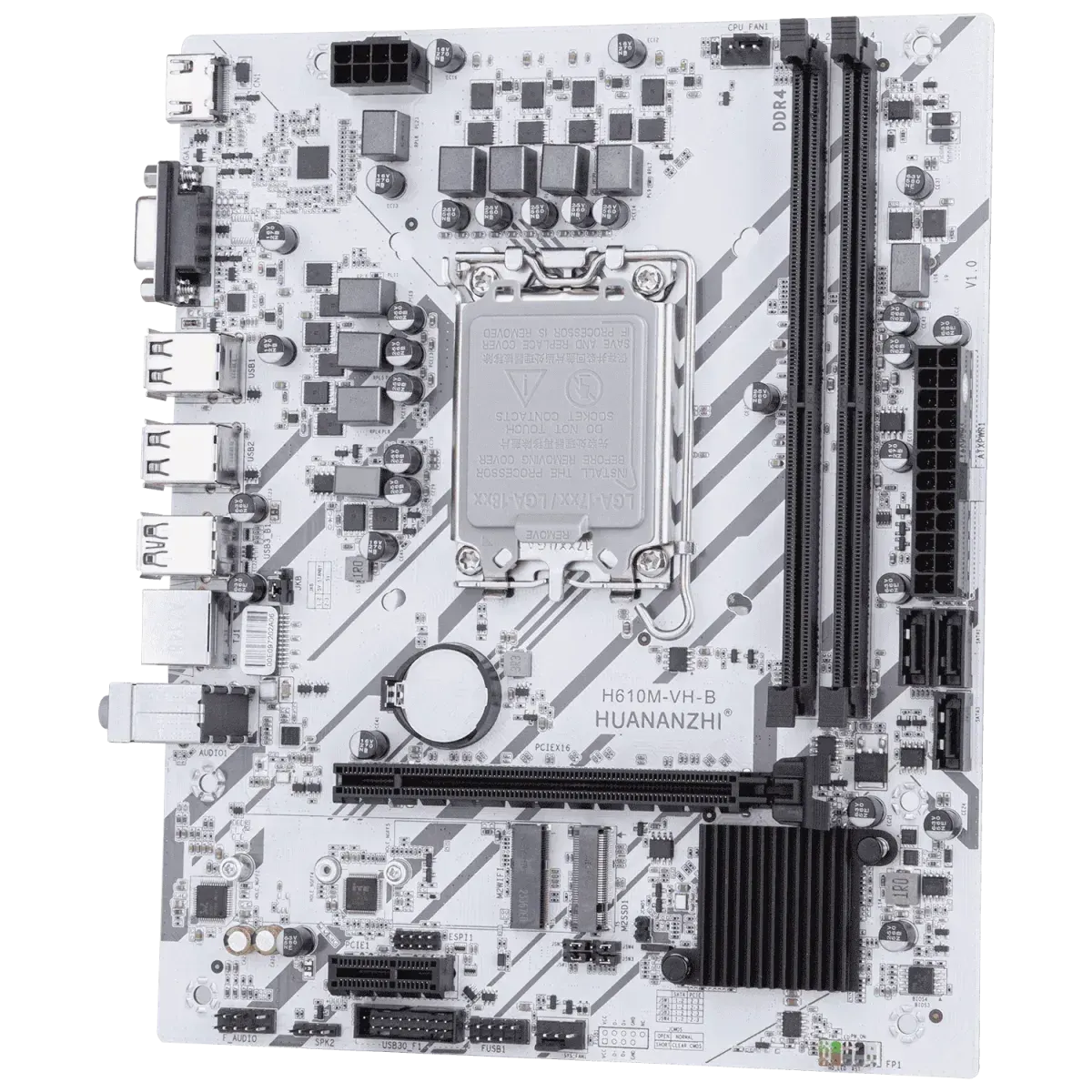 HUANANZHI H610M-VH-w INTEL 12TH/13TH GEN M-ATX MOTHERBOARD