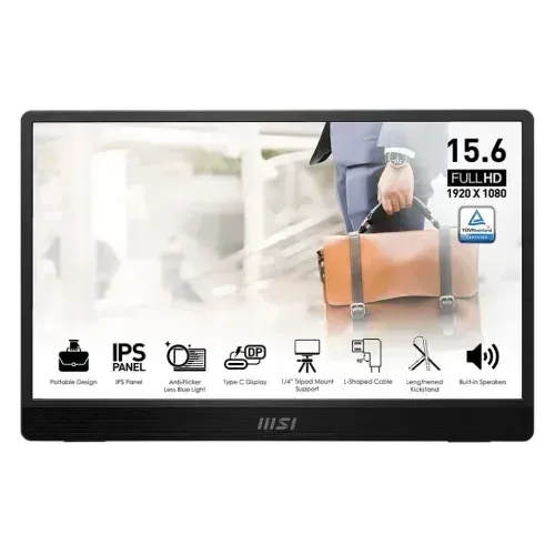 MSI PRO MP161 E2 15.6″ IPS FHD Portable Monitor