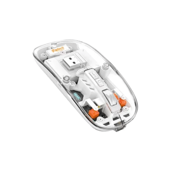 APTECH W68 Wireless Transparent Rechargeable Mouse